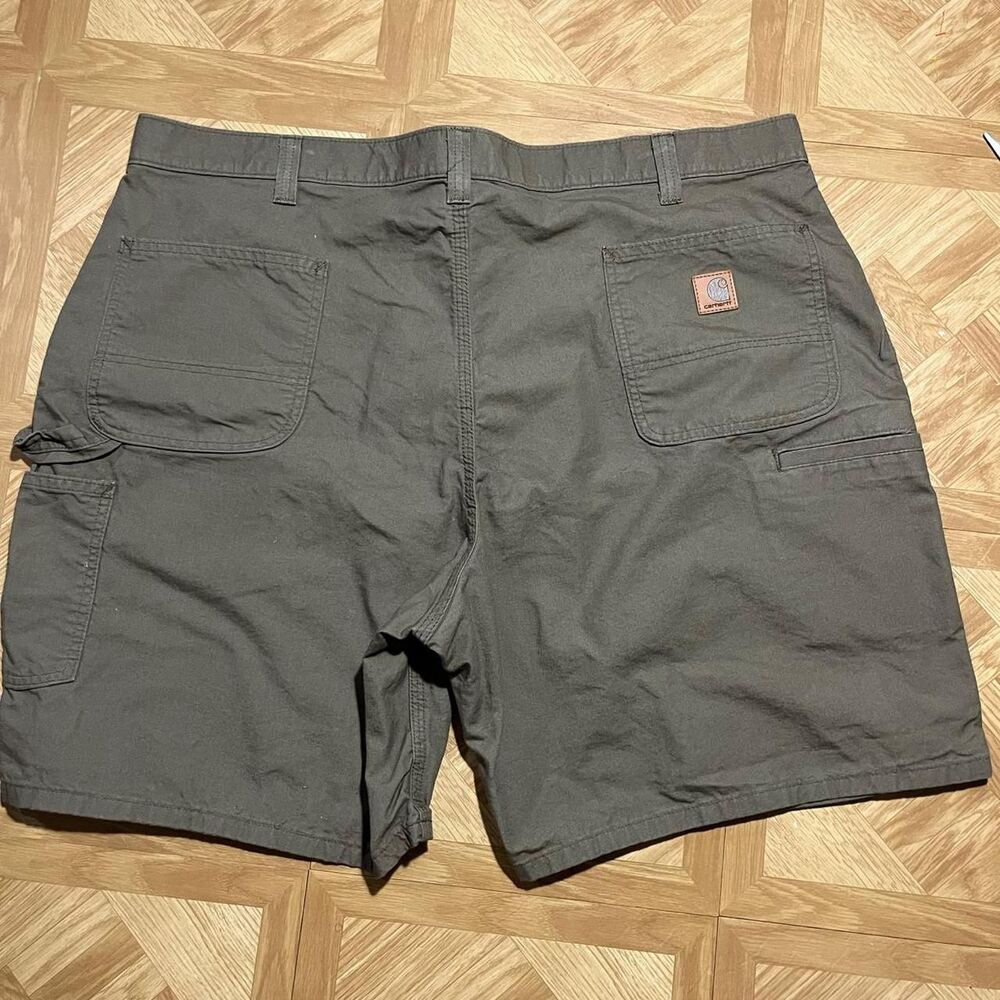 Carhartt Canvas Work Shorts Men’s 44 Grey & Brown Utility Carpenter
